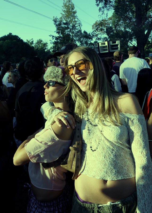 Candid crowd shot, festival